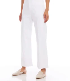 Cropped Wide Leg Pants