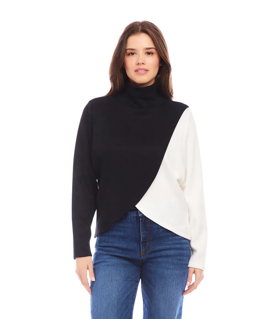 Crossover Colorblock Top