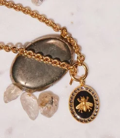 Crystal Bee Charm Bracelet