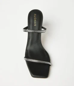 Crystal Leather Sandals