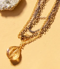 Crystal Multistrand Necklace