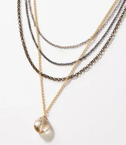 Crystal Multistrand Necklace