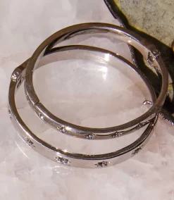 Crystal Starburst Bangle