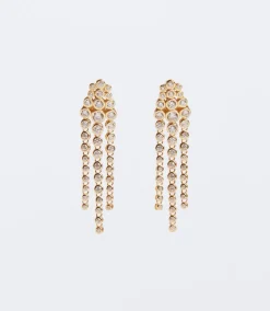 Dangling Gemstone Earrings