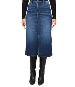 Denim Midi Skirt