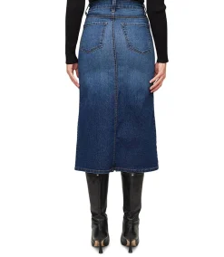 Denim Midi Skirt