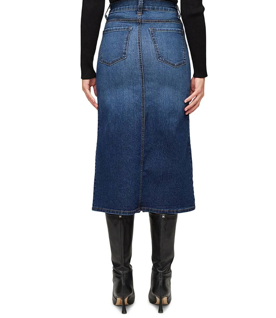 Denim Midi Skirt