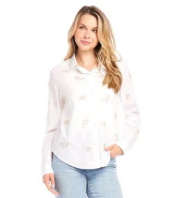 Embellished Button Up Shirt