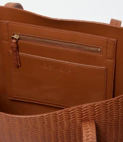 Embossed Leather Tote