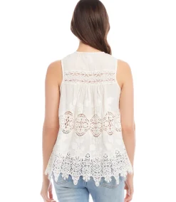Embroidered Lace Top