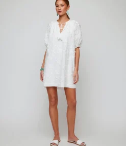 Embroidered Tassel Dress