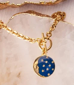 Enamel Moon Bracelet
