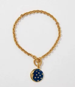 Enamel Moon Bracelet