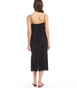 Eyelet Midi Dress