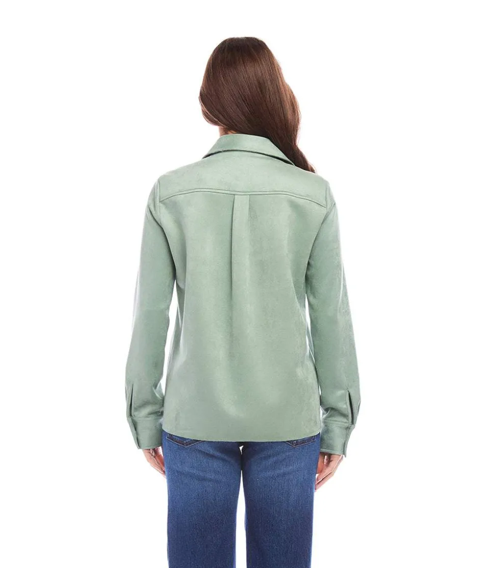 Faux Suede Shirt