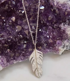Feather Pendant Necklace