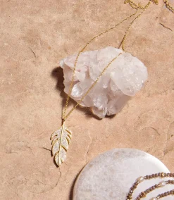 Feather Pendant Necklace