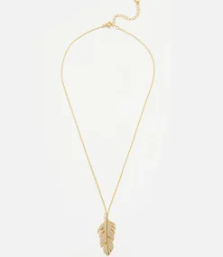 Feather Pendant Necklace