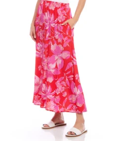Flare Midi Skirt