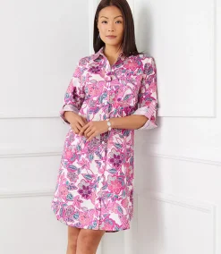 Floral Shirtdress