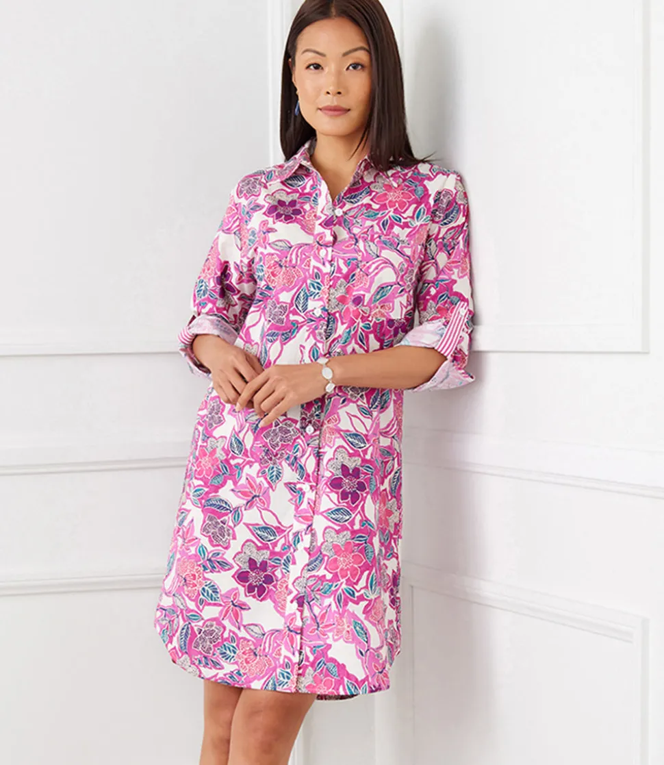 Floral Shirtdress