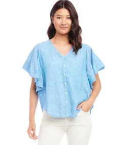 Flutter Sleeve Top