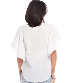 Flutter Sleeve Top