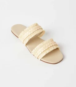 Frayed Double Band Sandals