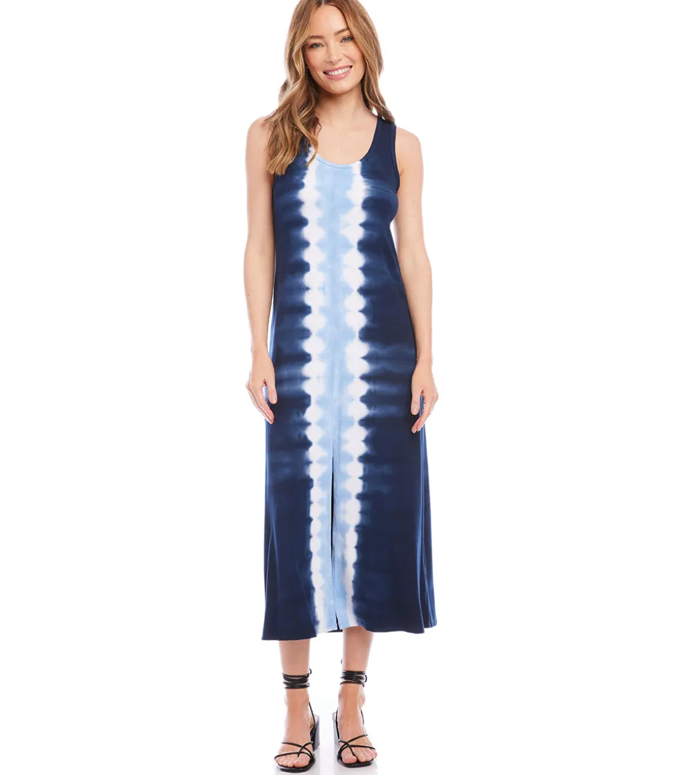 Front Slit Midi Dress
