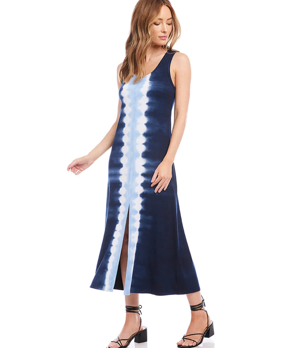 Front Slit Midi Dress
