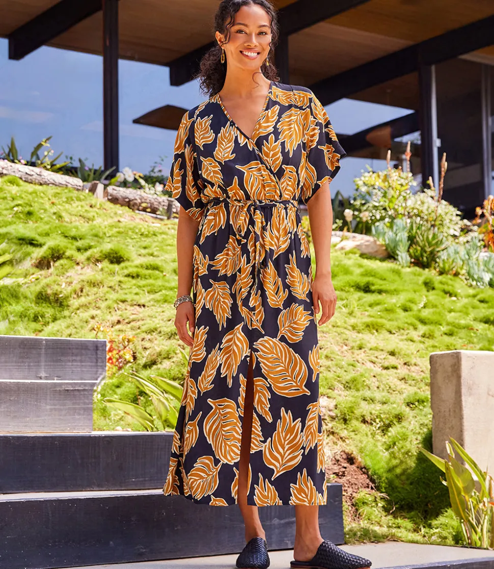 Front Slit Midi Dress