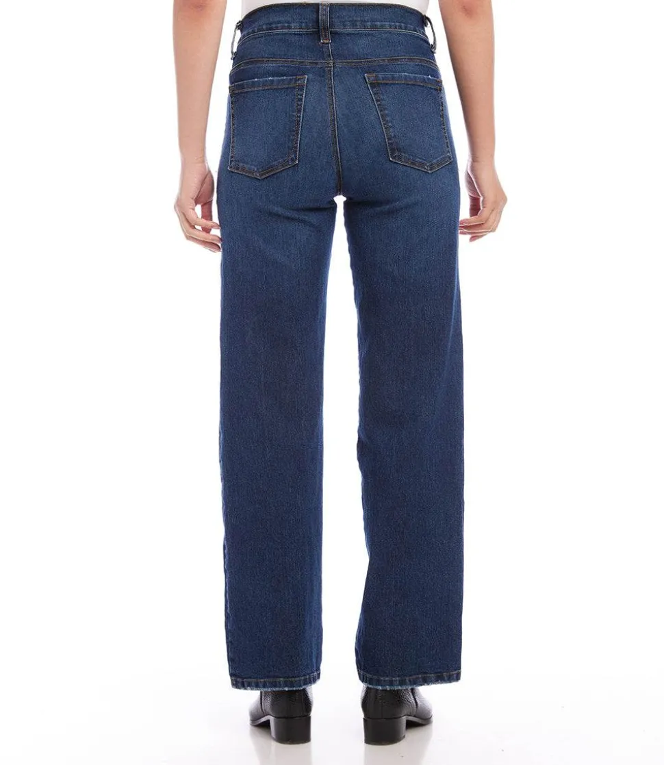 Full Length Wide Leg Jeans