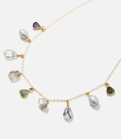 Gemstone And Crystal Necklace