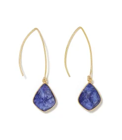 Gemstone Drop Earrings