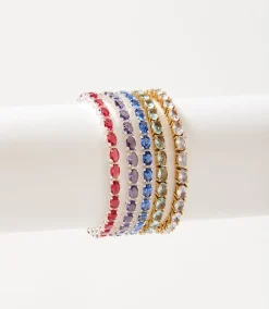 Gemstone Tennis Bracelet