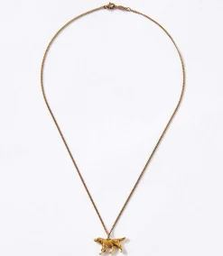 Gold Dog Necklace