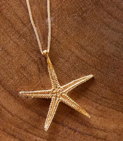Gold Starfish Necklace
