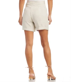 High Waist Pleated Shorts