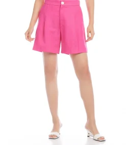High Waist Pleated Shorts