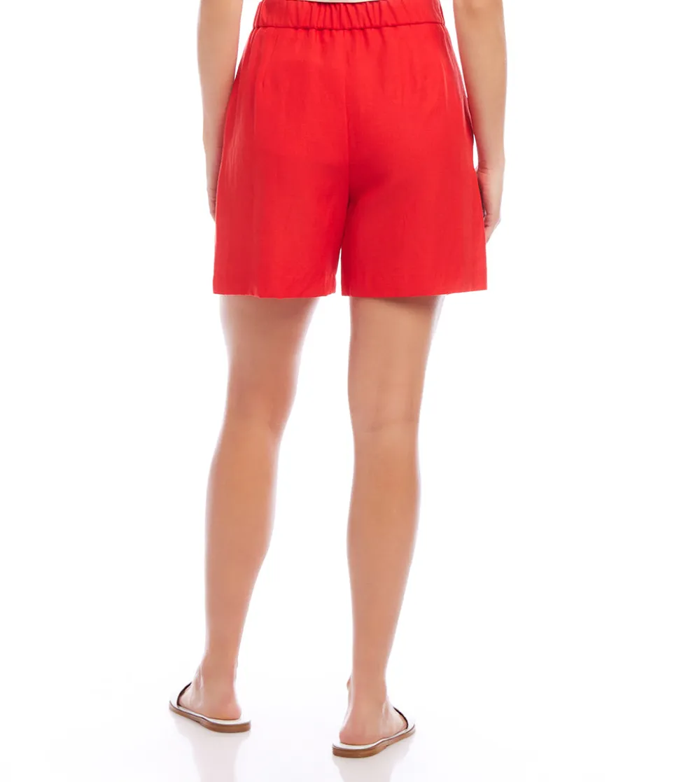 High Waist Pleated Shorts
