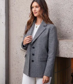 Houndstooth Blazer