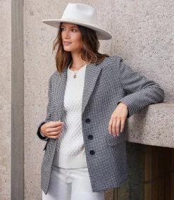 Houndstooth Blazer