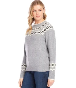 Jacquard Knit Sweater