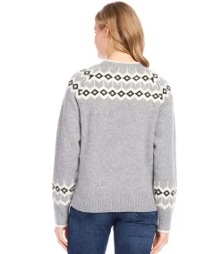Jacquard Knit Sweater