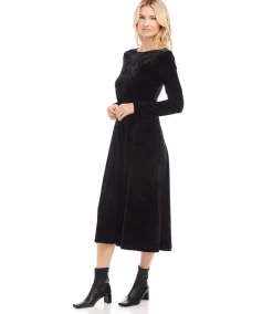 Kate Velvet Midi Dress