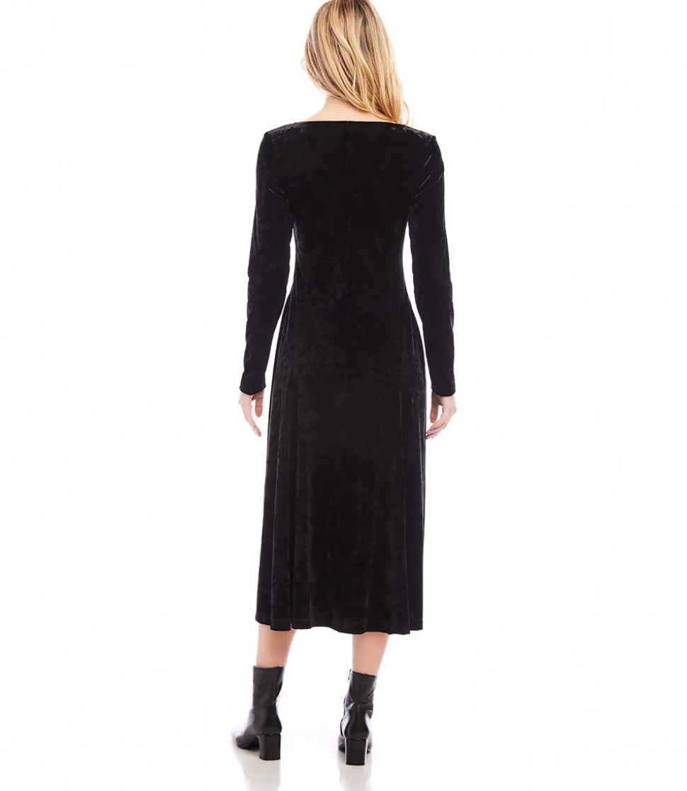 Kate Velvet Midi Dress