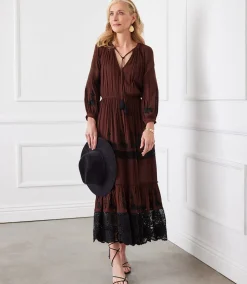 Lace Inset Dress