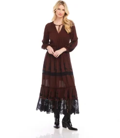 Lace Inset Dress