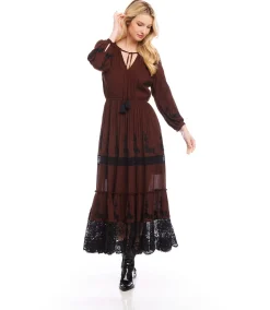 Lace Inset Dress