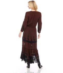Lace Inset Dress